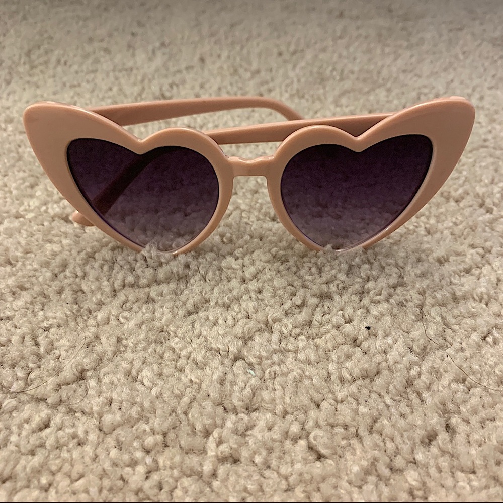 Heart shaped Pink Glasses